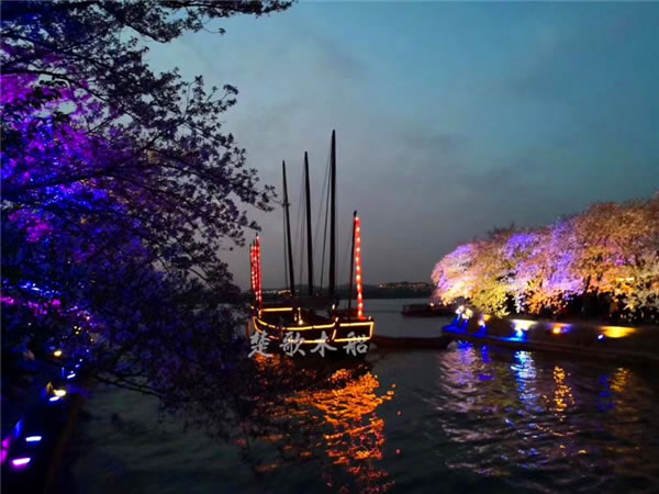 太湖景观帆船