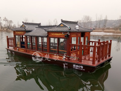 山东淄博8米画舫船